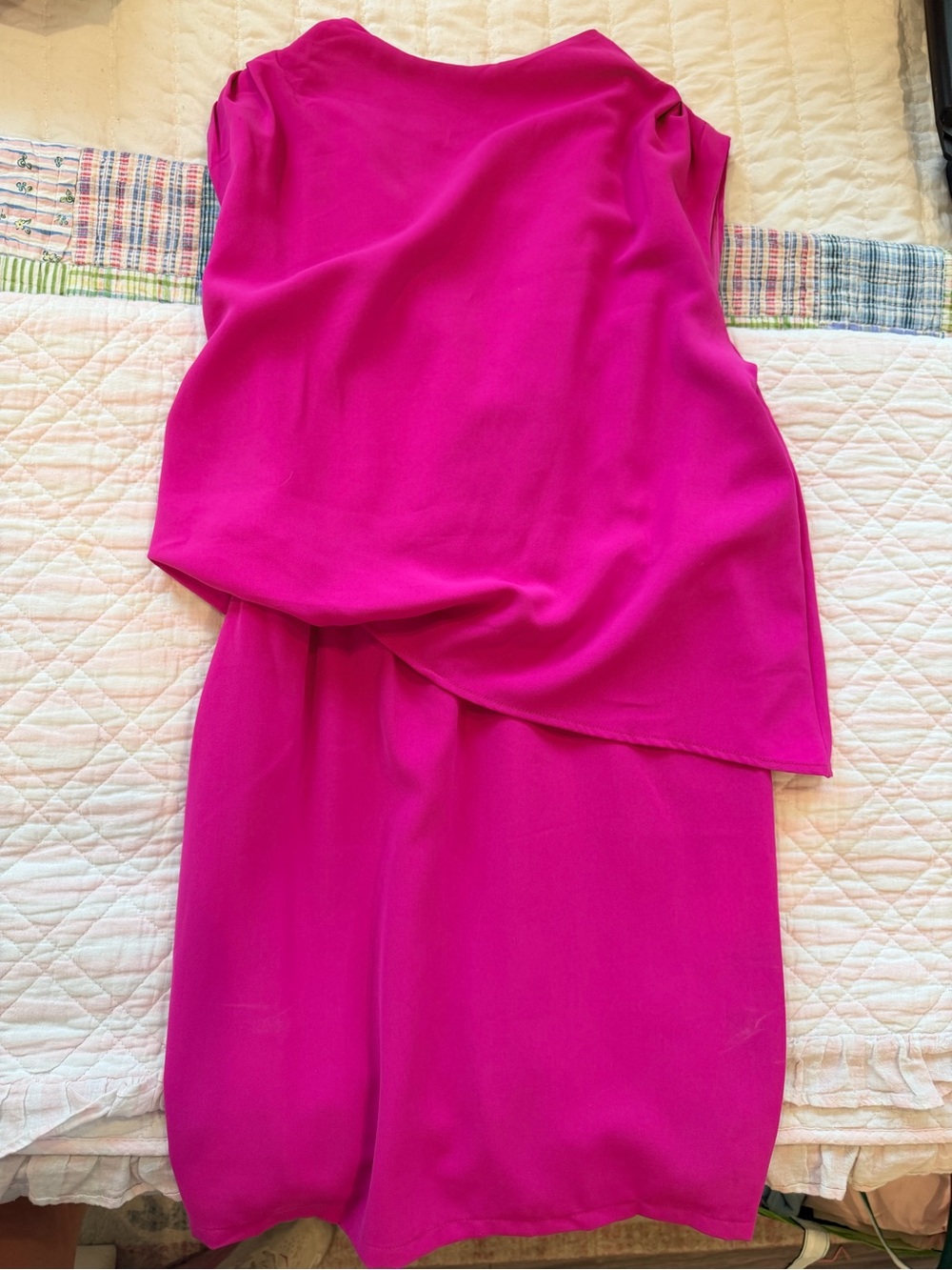 Bright Fuchsia Sleeveless Dress